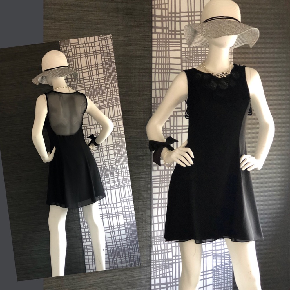 Sexy Scott McKlintock Black dress with front lace